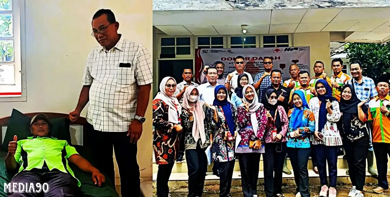 Peringati Bulan Palang Merah Nasional, PT HIM Gelar Donor Darah di Tulang Bawang Barat