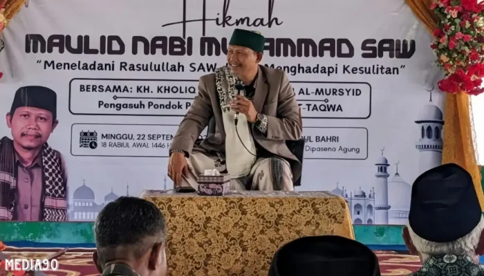 Kampung Bumi Dipasena Agung Meriahkan Maulid Nabi Muhammad dengan Pengajian Akbar