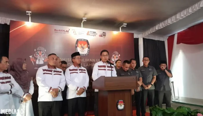 Pilgub 2024: KPU Tetapkan Mirza – Jihan dan Arinal – Sutono sebagai Calon Gubernur dan Wakil Gubernur Lampung