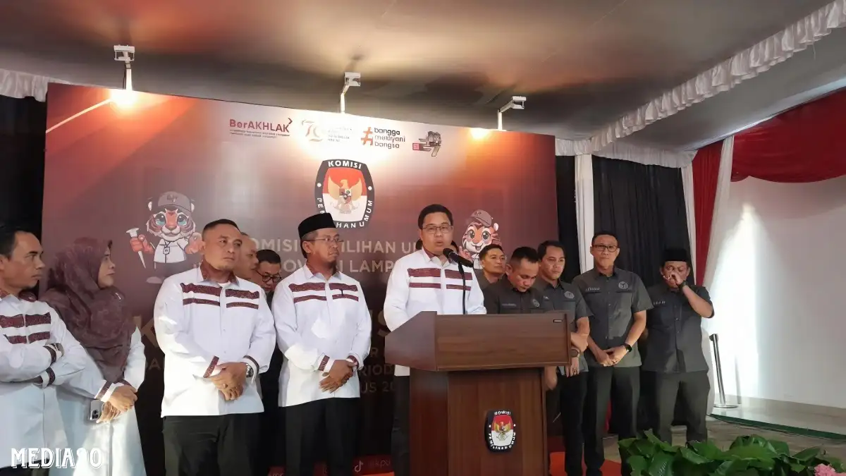 Pilgub 2024, KPU Resmi Tetapkan Mirza - Jihan dan Arinal - Sutono Jadi Paslon Gubernur dan Wakil Gubernur Lampung