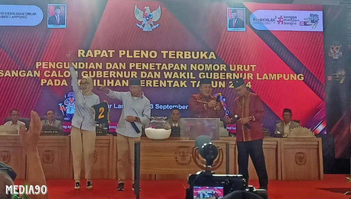 Pilkada 2024, Calon Gubernur dan 8 Calon Bupati Serta Wali Kota di Lampung Diusung Partai Gerindra Kompak Nomor Urut 2