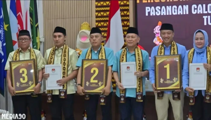 Pilkada Tulang Bawang 2024: Winarti – Reynata Nomor 1, Qudratul – Hankam Nomor 2, Hendri – Danial Nomor 3