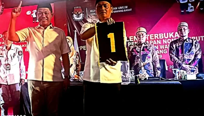 KPU Tetapkan Calon Tunggal Pilkada Tulang Bawang Barat: Novriwan Jaya – Nadirsyah Dapat Nomor Urut Satu