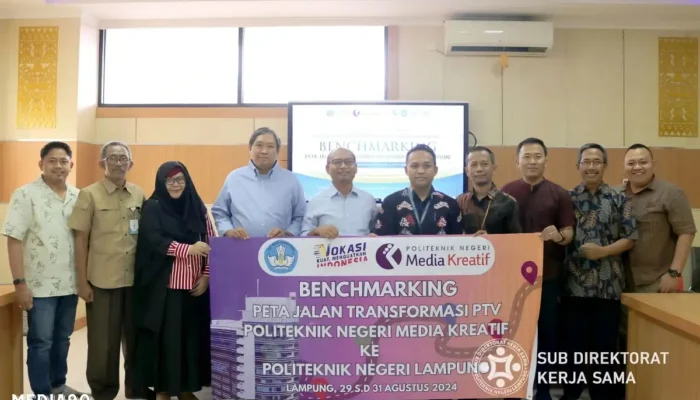 Polimedia Kreatif Berkunjung ke Polinela, Dorong Pengembangan Pendidikan Vokasi dan Industri