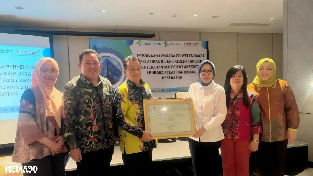 RSUDAM Lampung Raih Sertifikat Akreditasi Penyelenggara Pelatihan Kelas A dari Dirjen Tenaga Kesehatan