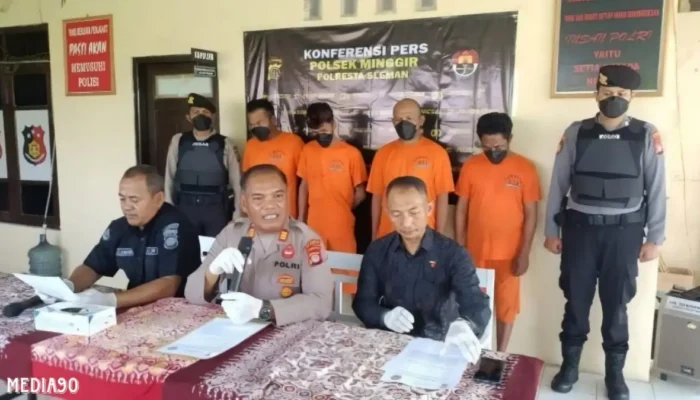 Empat Pria Asal Lampung Bersekongkol Curi Traktor di Sleman, Bikin Petani Resah
