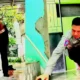 Sambut Hari Lalu Lintas Bhayangkara le-69, Kasat Lantas Polresta Bandar Lampung Kompol Rido Rafika Ngepel Masjid