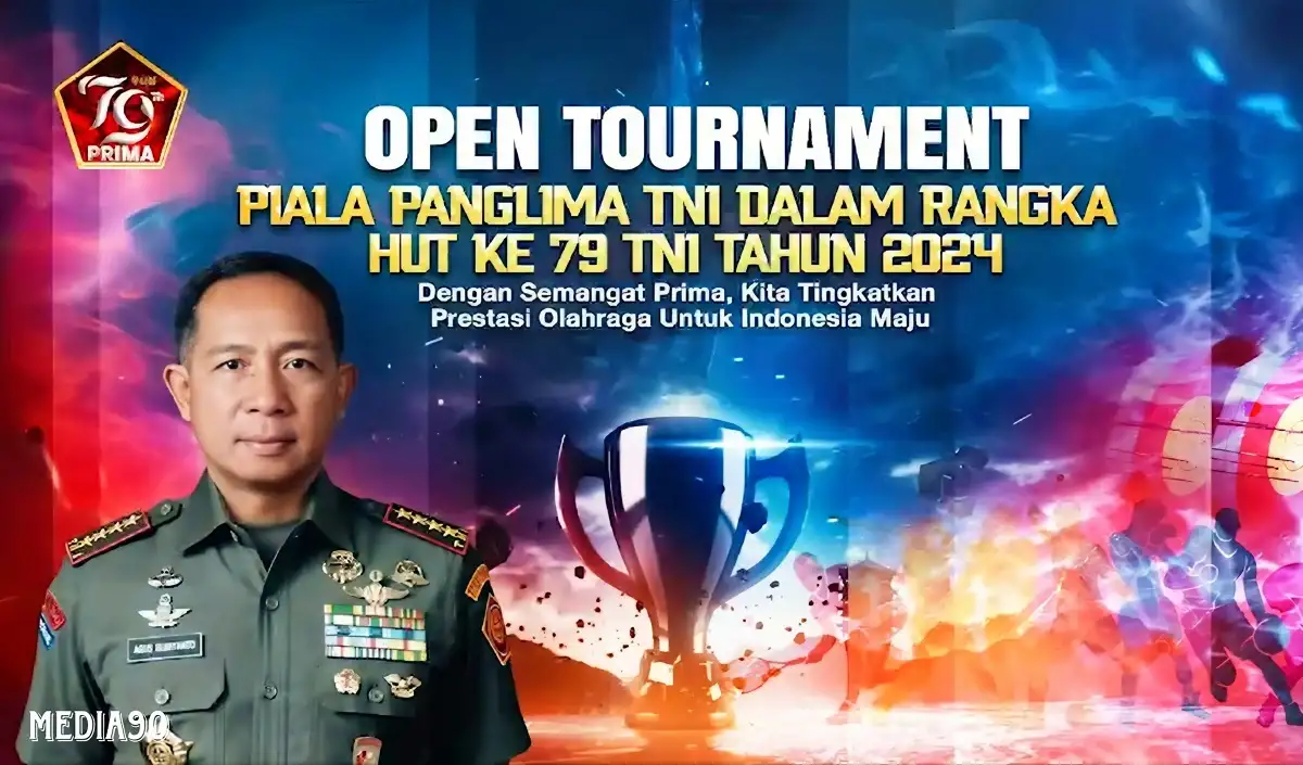 Semarak HUT ke-79, TNI Gelar Open Tournament 26 Cabor Piala Panglima TNI, ini Nomor Pendaftarannya