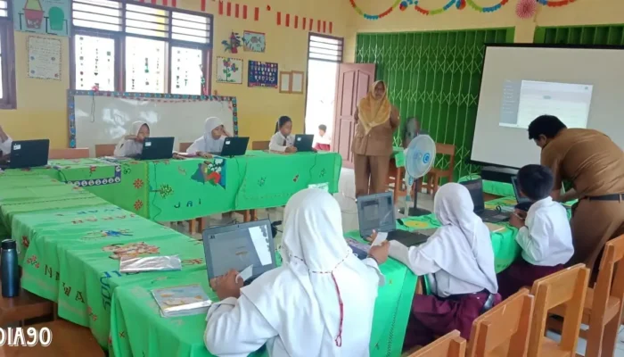 Setelah Hadapi Kendala Sistem, SDN Bumi Sentosa Tulang Bawang Berhasil Laksanakan Simulasi ANBK