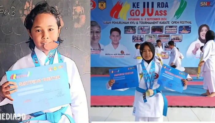 Siswi SDN 1 Bumi Dipasena Sejahtera Kelas 6 Sabet Emas dan Perunggu di Kejurda Go Ju Ass Lampung 2024