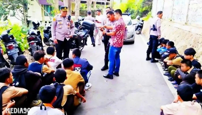 33 Pelajar SMA di Bandar Lampung Diamankan, Diduga Rencana Tawuran Dipicu Coretan Nama Kelompok di Dinding Sekolah