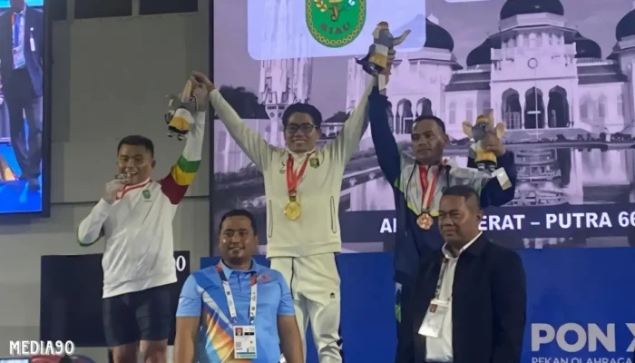 Lampung Mundur ke Peringkat 10, Tiga Lifter Sabet Emas dan Dua Perunggu di PON Aceh-Sumut