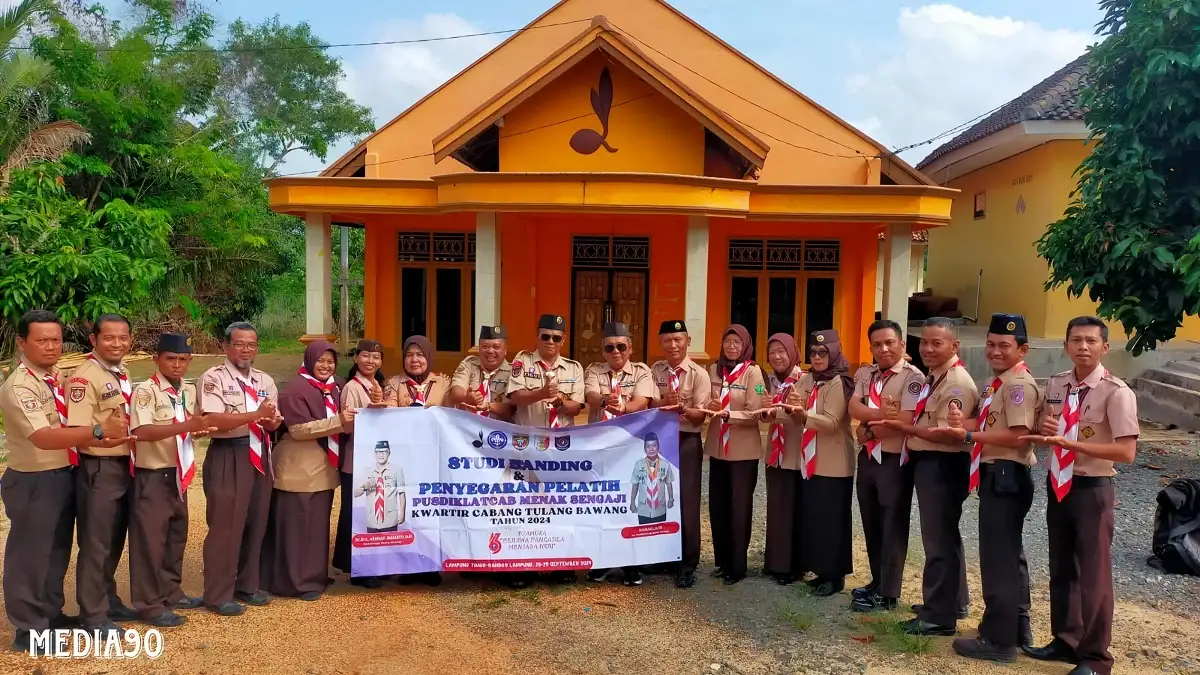 Tingkatkan Kualitas Pelatihan, Pengurus Pramuka Kwarcab Tulang Bawang Studi Banding ke Kwarcab Lampung Timur dan Kwarda Lampung