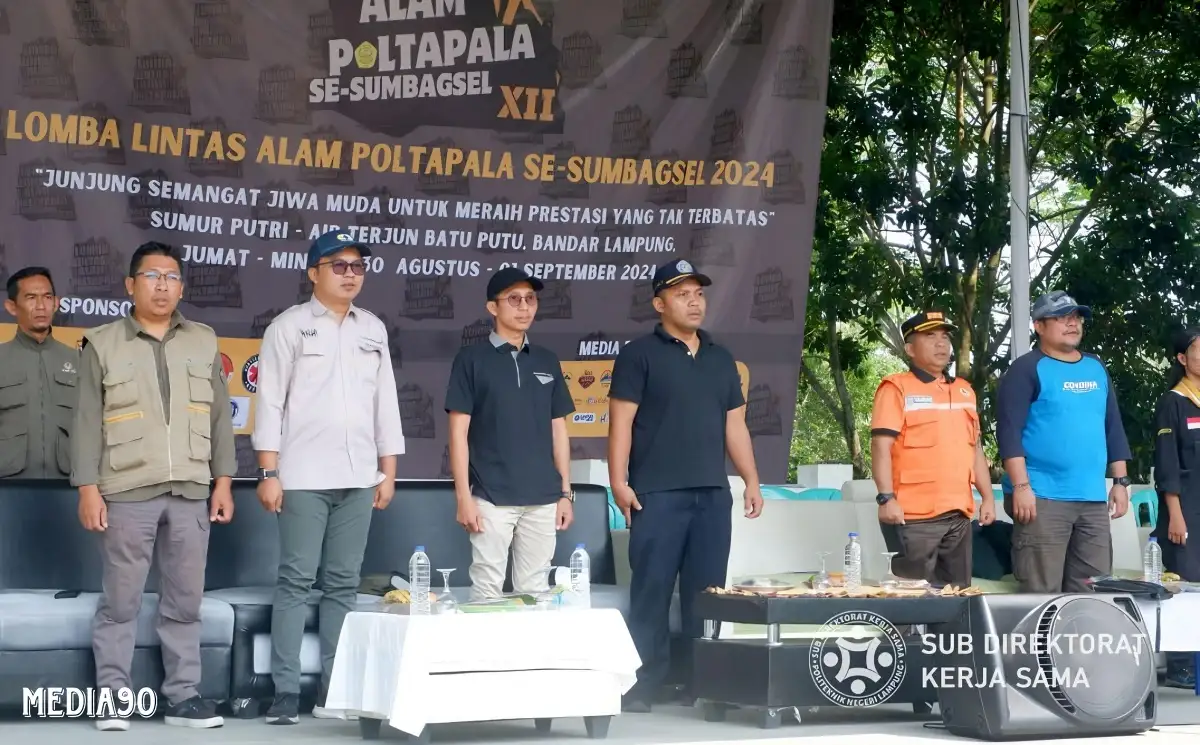 UKM Poltapala Polinela Gelar Lomba Lintas Alam XII Se-Sumbagsel di Kawasan Wisata Sumur Putri