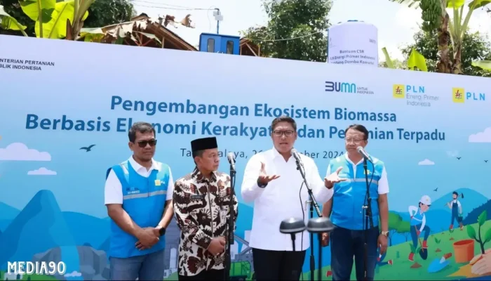 Transformasi Lahan Kritis Menjadi Hijau: PLN Inisiasi Ekosistem Biomassa Pertanian Terpadu di Tasikmalaya