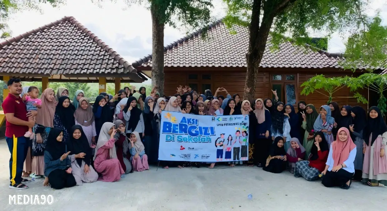 Wujudkan Indonesia Emas, Puskesmas Ngaras Pesisir Barat Galakkan Aksi Bergizi ke Sekolah dan Pondok Pesantren
