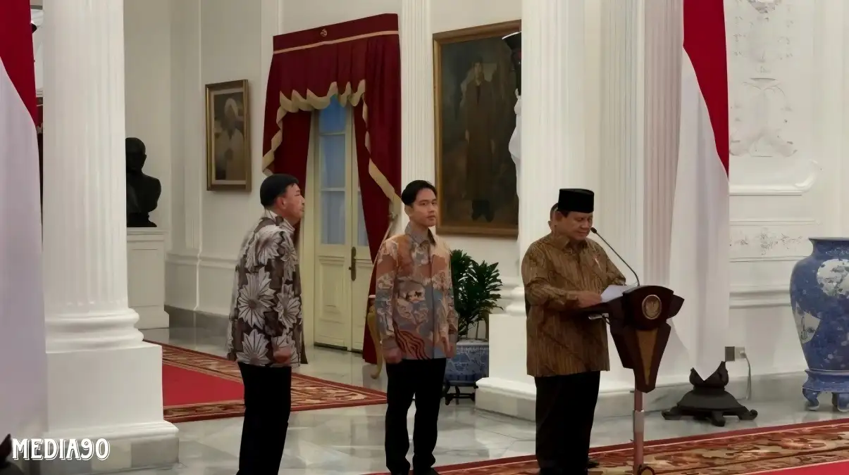 Ada Nama Mayor Teddy, ini 53 Nama Menteri dan Kepala Badan Kabinet Merah Putih Presiden Prabowo – Gibran