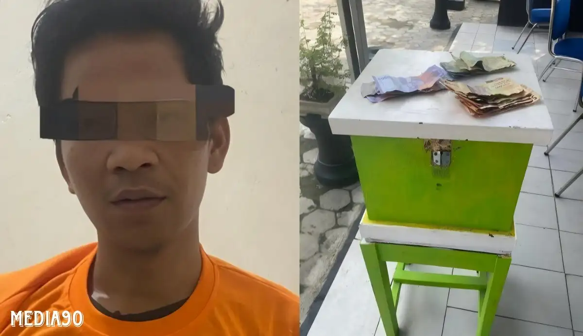 Alasan Kebutuhan Hidup, Pria Asal Merbau Mataram ini Curi Kotak Amal Mushola di Tanjung Senang Bandar Lampung