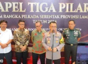 Kapolda Lampung Ungkap Tantangan Pilkada: Serangan Siber dan Politik Identitas di Apel Tiga Pilar