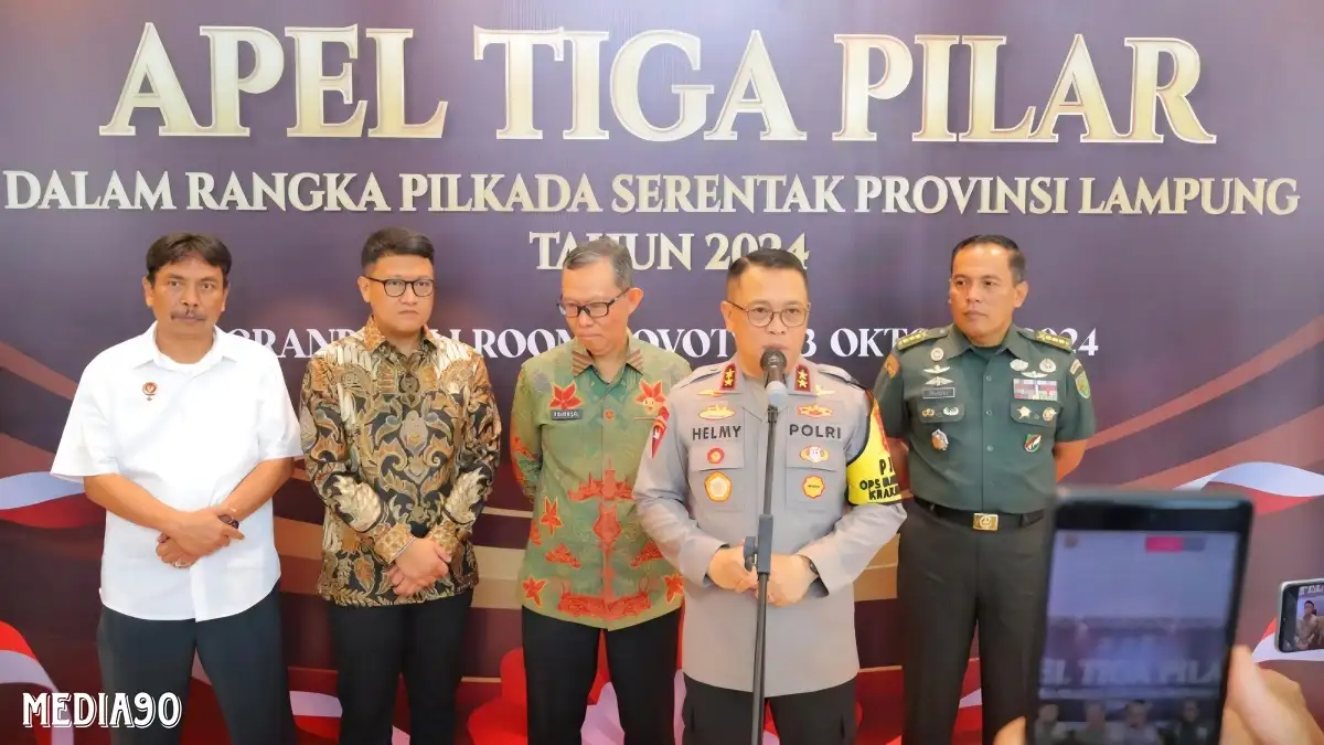 Apel Tiga Pilar, Kapolda Lampung Beber Tantangan Pilkada Mulai Serangan Siber Hingga Politik Identitas