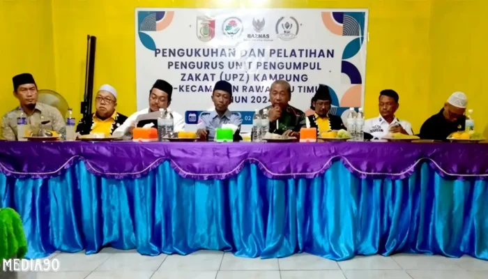 BKAK Rawajitu Timur Kukuhkan dan Berikan Pelatihan kepada Unit Pengumpul Zakat Tulang Bawang