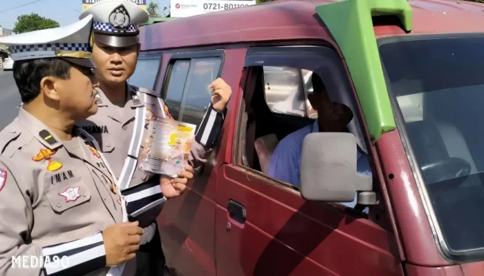 Dalam Waktu Kurang dari Seminggu, Polda Lampung Tindak 430 Pelanggar Lalu Lintas dan Tegur Ribuan Pengendara