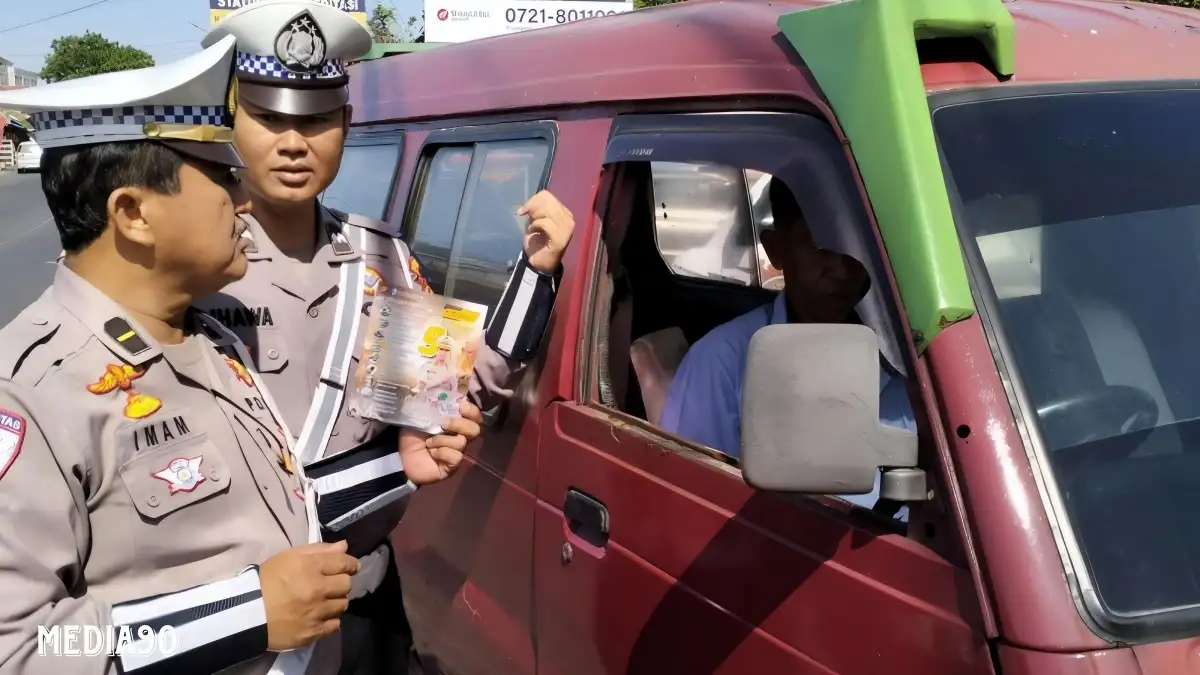 Belum Sepekan Operasi Zebra, Polda Lampung Tindak 430 Pelanggar Lalu Lintas, Ribuan Pengendara Kena Tegur