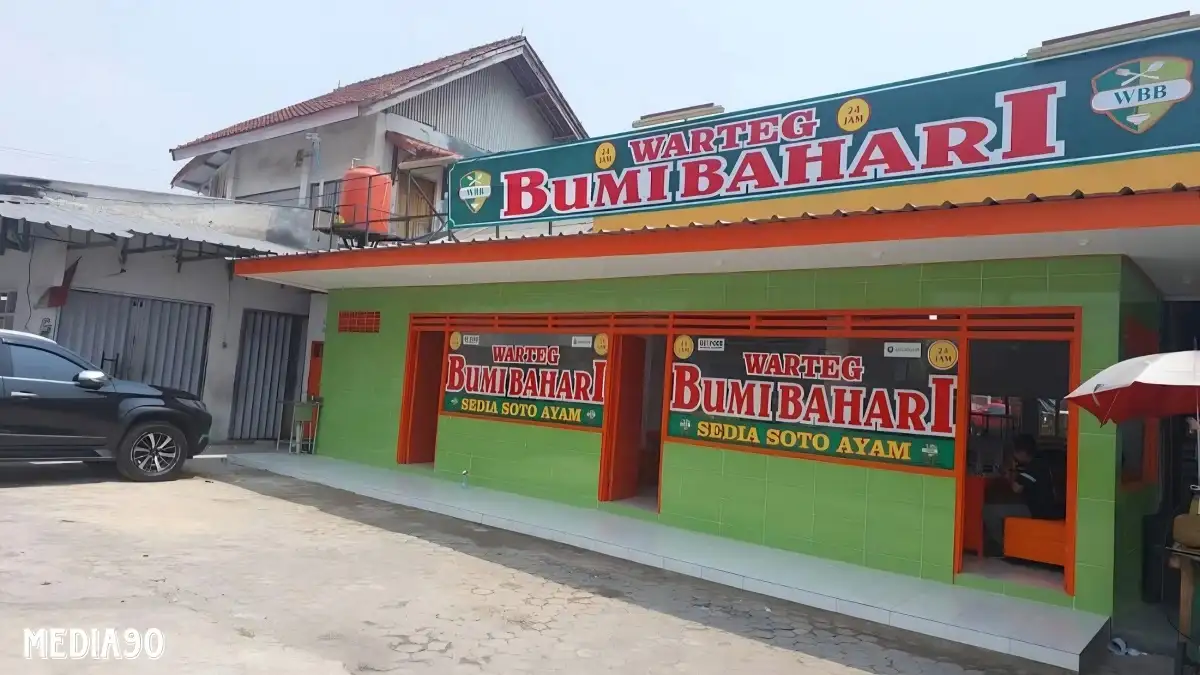 Berharap Program Makan Siang Gratis Prabowo - Gibran, Sejumlah Warteg Mulai Menjamur di Bandar Lampung