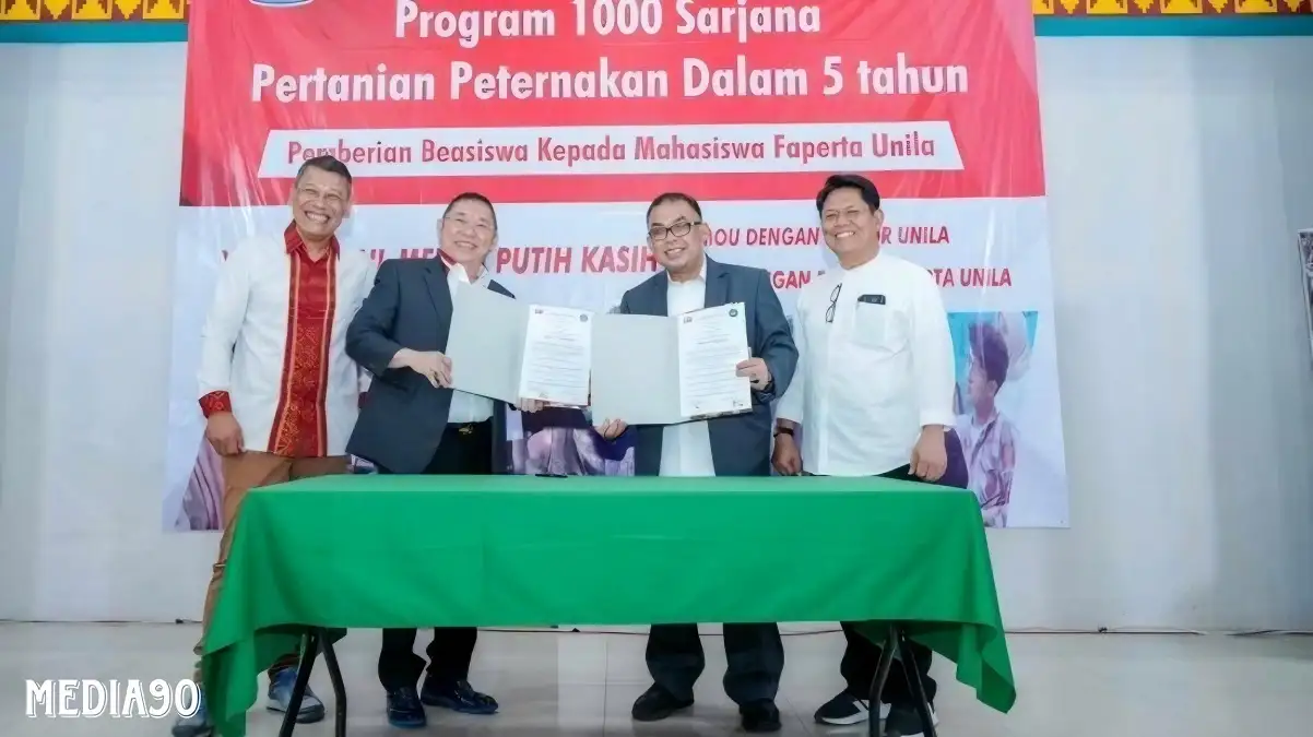 Cetak Seribu Sarjana Pertanian, 90 Mahasiswa Fakultas Pertanian Unila Terima Beasiswa JHL Foundation