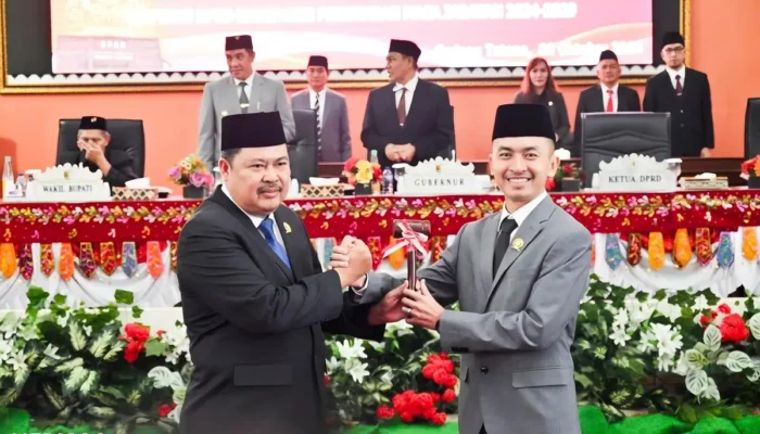 Pimpinan DPRD Pesawaran Dilantik untuk Masa Jabatan 2024 – 2029