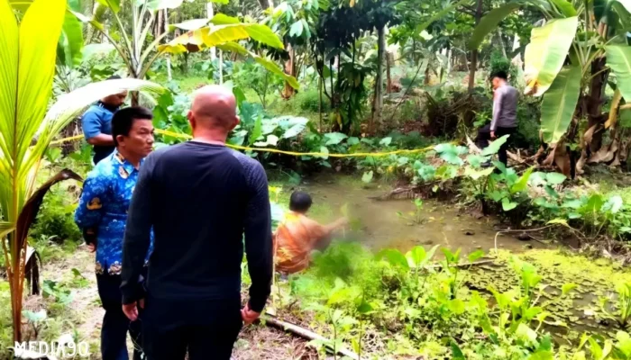 Diduga Sakit, Pria Ditemukan Tak Bernyawa di Kolam Kebun Tanjungan Pematangsawa, Tanggamus