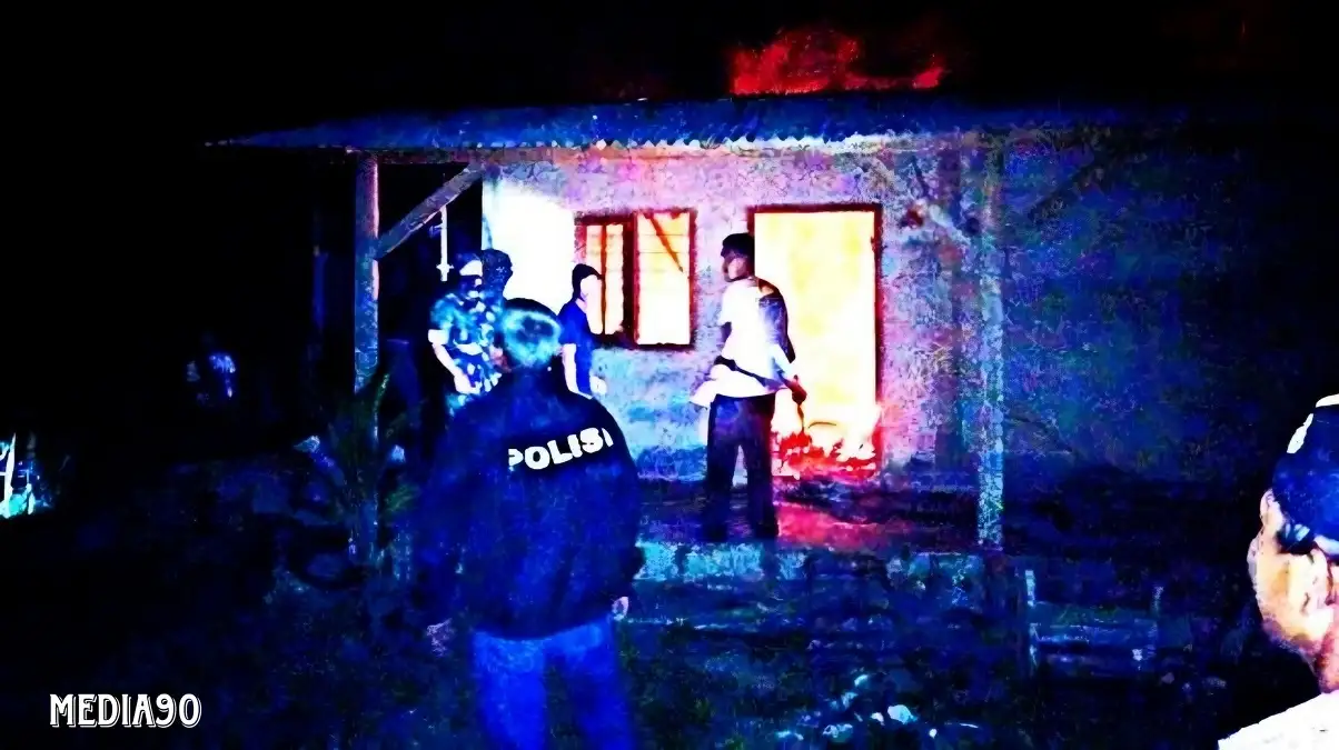 Gegara Obat Nyamuk Bakar, Satu Rumah di Mataram Baru Lampung Timur Ludes Dilalap Api