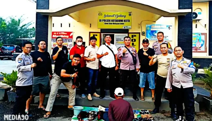 Polisi Menggerebek Sabung Ayam di Tanah Miring Kotabumi Selatan, Amankan Pelaku dan Barang Bukti