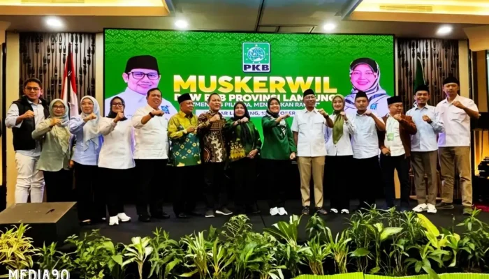Cagub Rahmat Mirzani Djausal Serukan Sinergi untuk Membangun Lampung di Muskerwil DPW PKB
