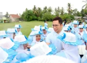Egi Tembus Hujan Deras Demi Temui Pendukung Setianya di Ketapang, Lampung Selatan