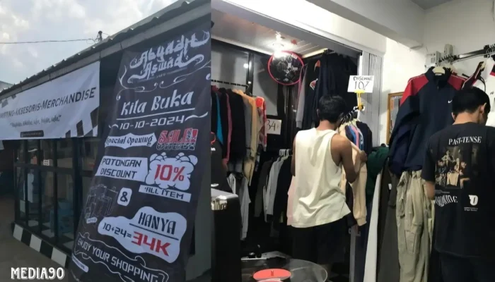 Adi Wujudkan Impian Lewat Usaha Thrifting AbiyadhAswad di Rajabasa
