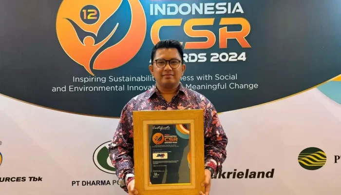 JNE Menerima Penghargaan Indonesia CSR Award 2024