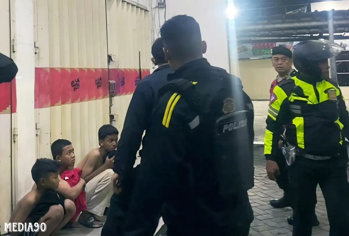 Konvoi Hendak Tawuran Bawa Sajam di Tamin Bandar Lampung, Polisi Amankan Tujuh Remaja ini