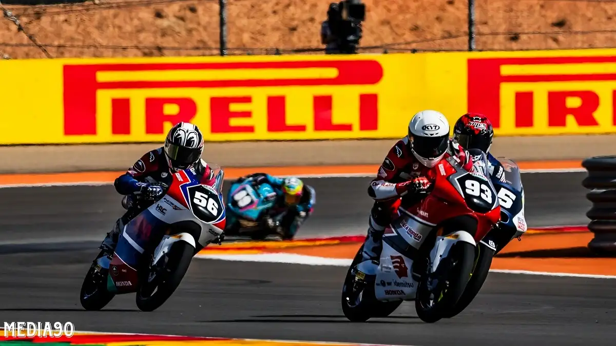 Melaju Kencang, Pembalap Indonesia Binaan Astra Honda Arbi Aditama Cetak Poin di JuniorGP Aragon 2024