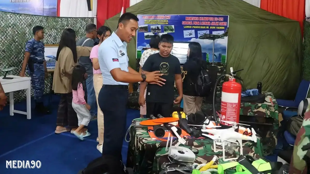 Meriahkan HUT ke-79, Satuan TNI di Lampung Gelar Pesta Rakyat Hingga Pameran Alutsista di Saburai Bandar Lampung