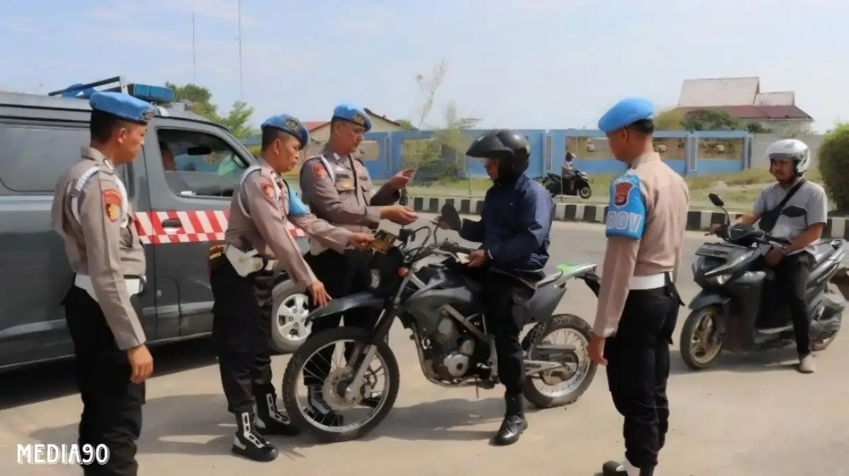 Operasi Zebra 2024, Propam Polres Pringsewu Razia Motor Anggota, ini Hasilnya