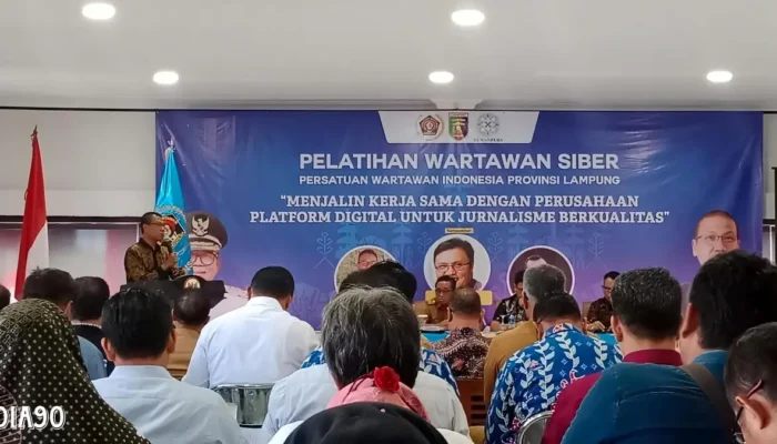 PWI Lampung Selenggarakan Pelatihan Wartawan Siber: Mendorong Penerapan Hak Penerbit untuk Jurnalistik yang Berkualitas