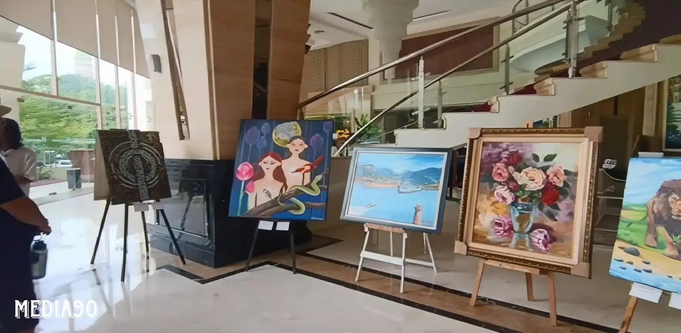 Pameran Lukisan Artistik Soul Hadir di Swiss Bellhotel Bandar Lampung, Sorot Karya dan Inspirasi Komunitas Slira