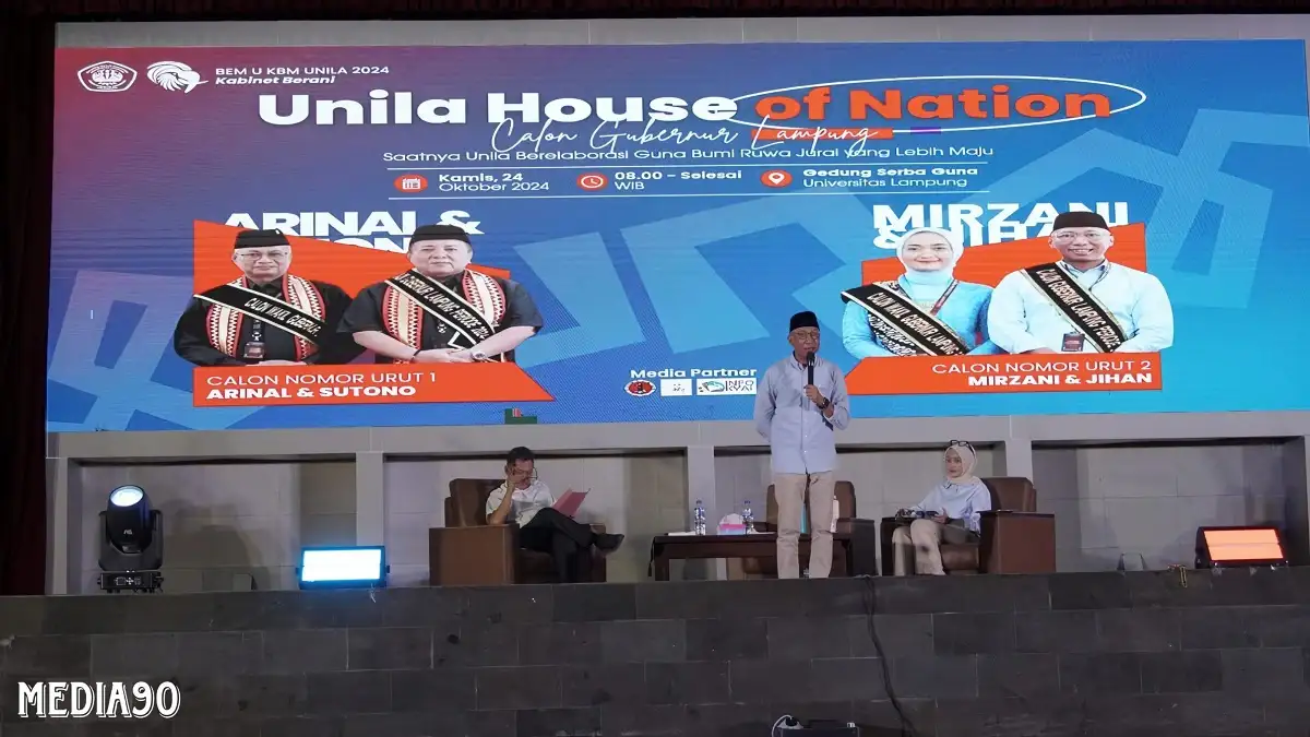 Penuhi Panggilan Diskusi BEM UKBM Unila, Paslon Gubernur Lampung Mirza - Jihan Paparkan Program Ekonomi Pancasila