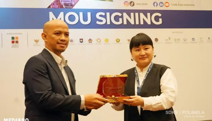 Polinela Bersama 10 Politeknik Lain Kolaborasi dengan Industri China di Trade Expo Indonesia 2024
