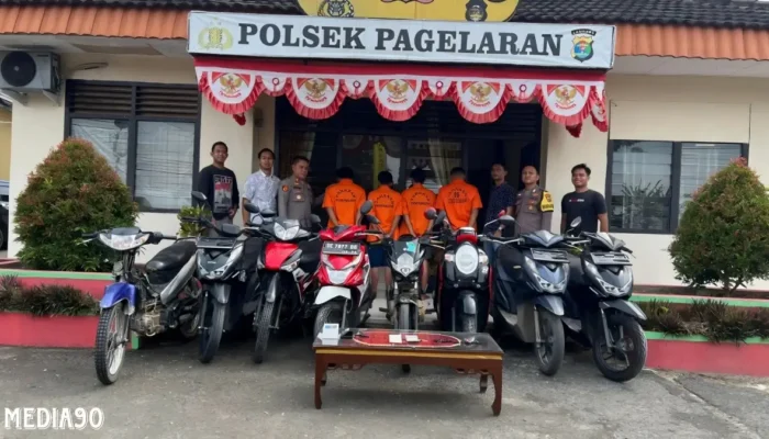 Polres Pringsewu Ungkap Empat Komplotan Spesialis Pencurian Motor dari Lampung Tengah, Amankan 21 Unit Kendaraan