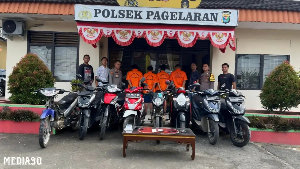 Polres Pringsewu Bongkar Empat Komplotan Spesialis Maling Motor Asal Lampung Tengah, Sita 21 Motor ini