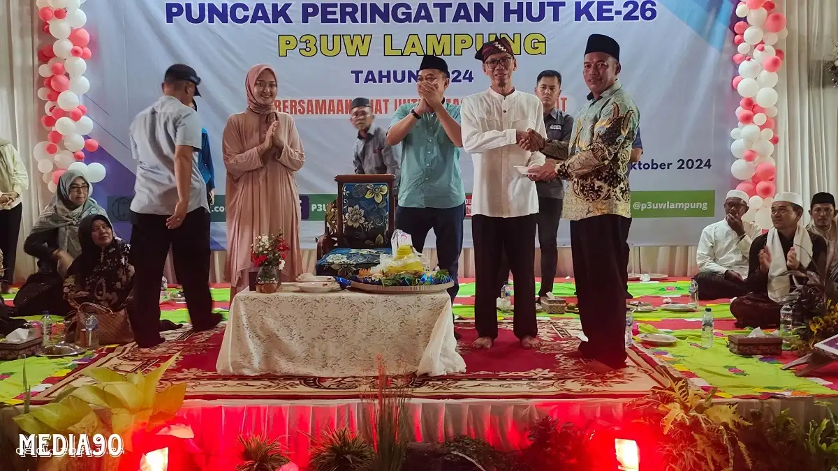 Puncak HUT ke-26 P3UW Lampung Digelar Sederhana Berupa Pengajian, Donor Darah, Hingga Potong Tumpeng
