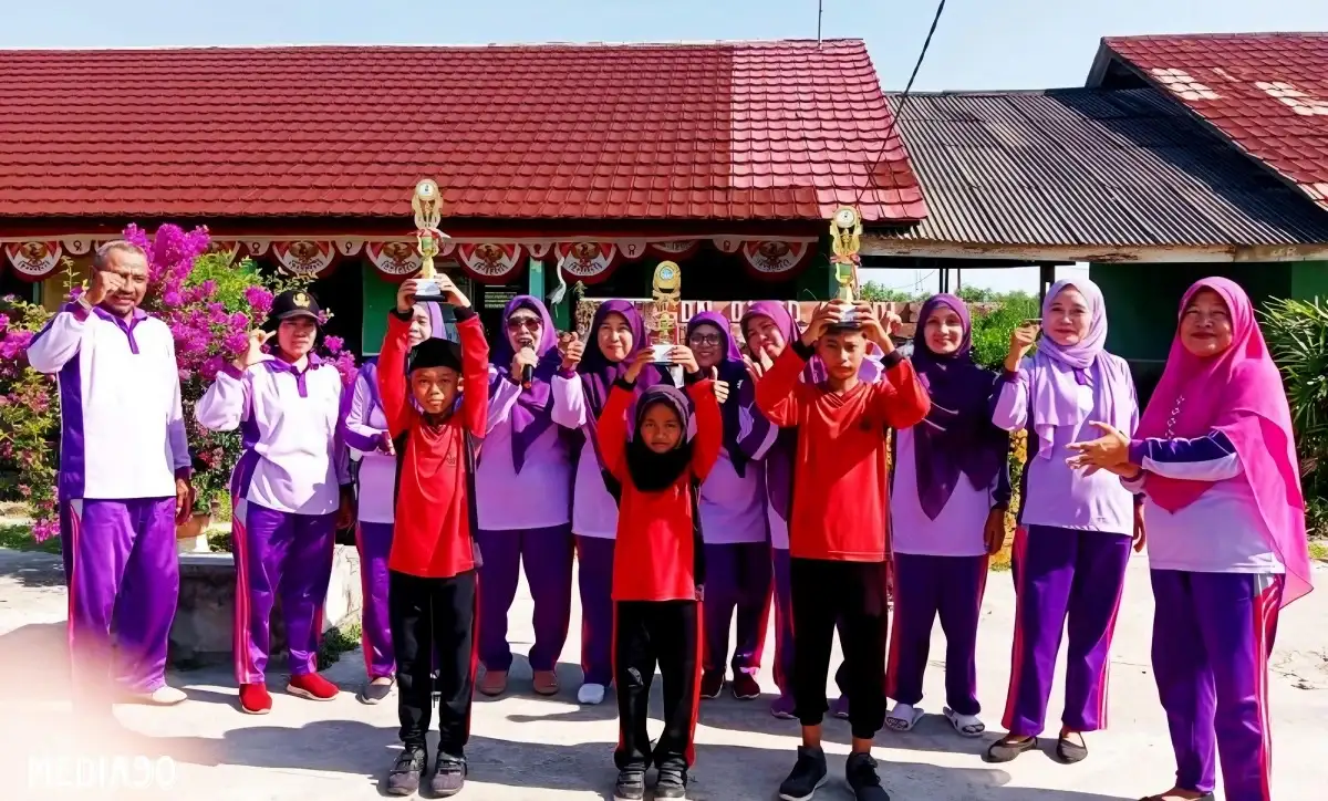 Raih Juara Pidato dan Sagata Bahasa Lampung Zona 7, SDN 1 Bumi Dipasena Abadi Siap Ikut FTBI Kabupaten