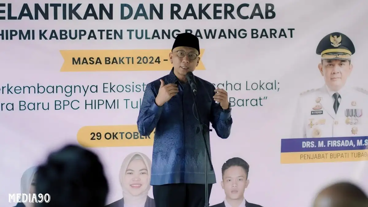 Rakercab Hipmi Tubaba, Calon Gubernur Lampung Mirza Ajak Hipmi Kuatkan Ekonomi Lokal Hingga Prioritaskan Pengusaha Lampung